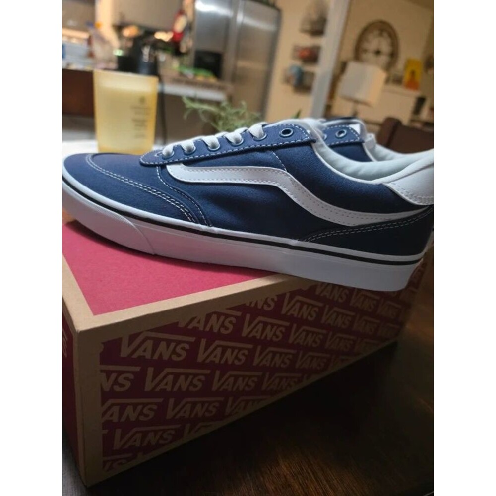 Vans Brooklyn LS Canvas Low-Top Skate Shoes 10.5